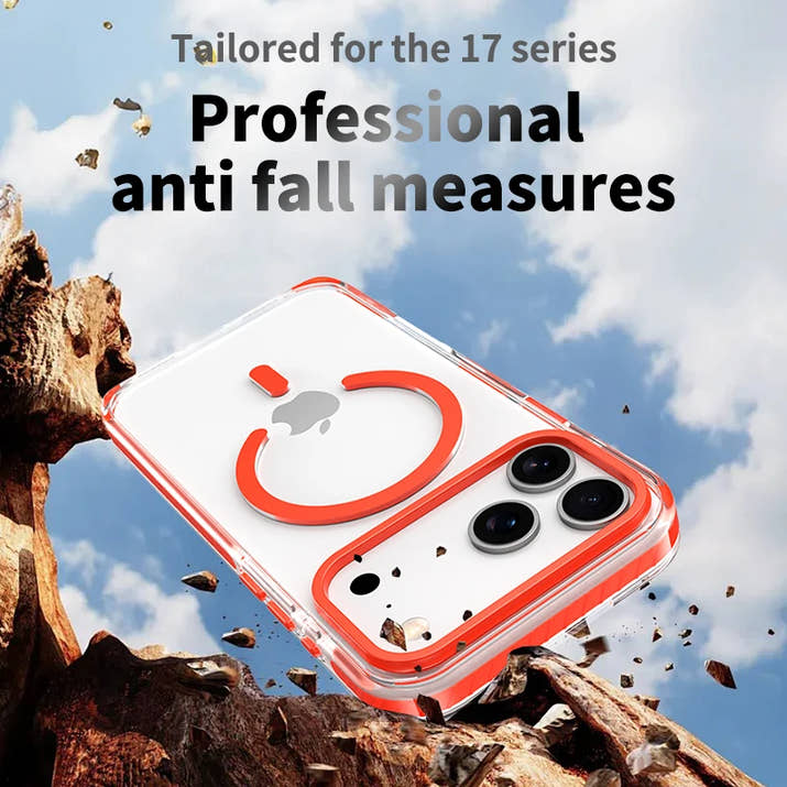 VOLTSHIELD ClearMag Case – MagSafe Hülle, kompatibel mit iPhone 17 / 17 Pro / 17 Pro Max