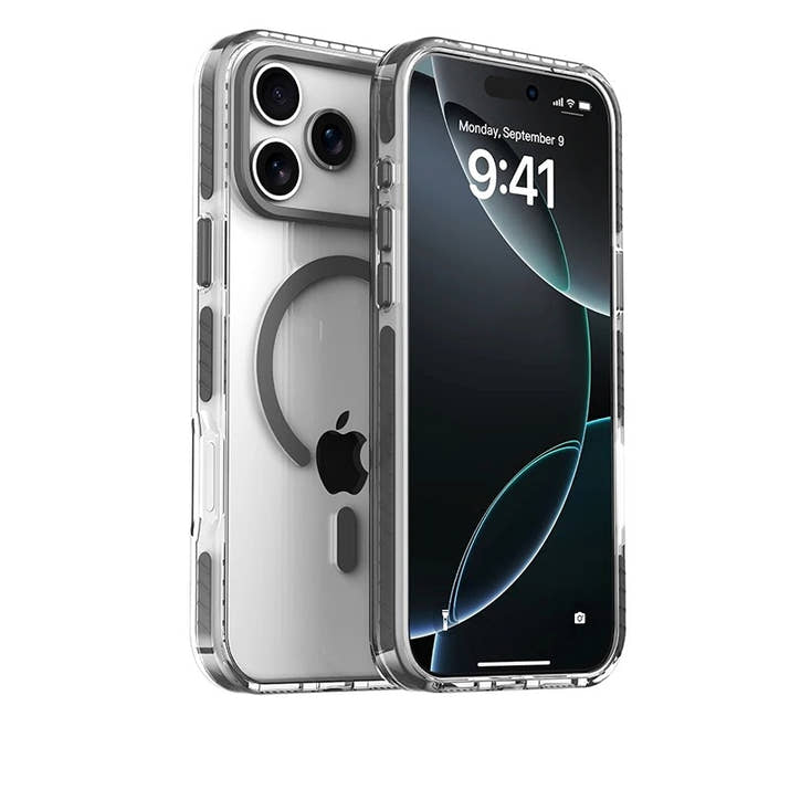VOLTSHIELD ClearMag Case – MagSafe Hülle, kompatibel mit iPhone 17 / 17 Pro / 17 Pro Max